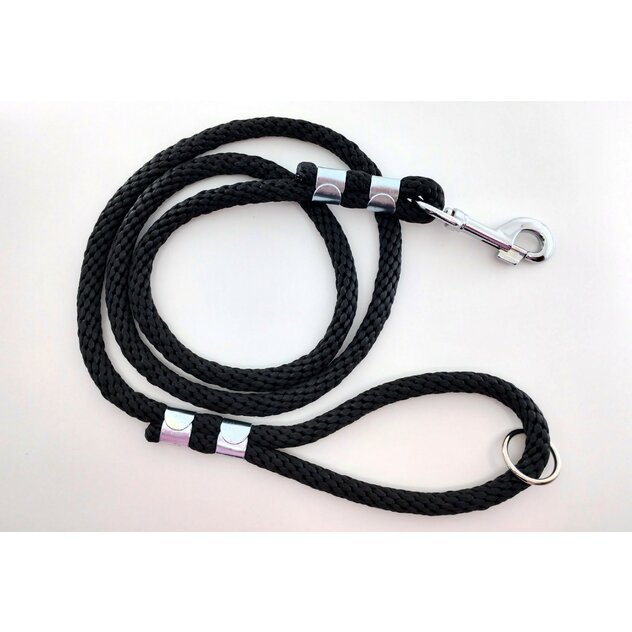 vodítko lisované čierne 12 mm 150 cm 00-